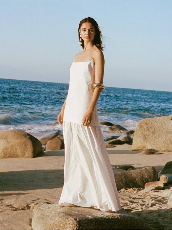 STAUD Dresses & Skirts - Staud Ari White Maxi Dress/Gown